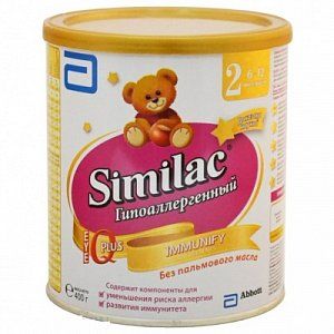 Similac Молочная смесь 2 Гипоаллергенная 6-12 мес 400 г
