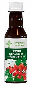 Сироп шиповника и боярышника природная помощь 250 мл