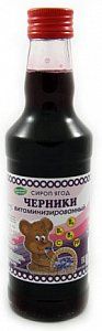 Сироп ягод черники витаминизированный 330 г