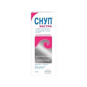 Снуп Экстра спрей назальный 84 мкг + 70 мкг/доза 60 доз 10 мл