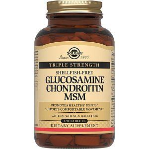 Solgar Глюкозамин-хондроитин Комплекс с МСМ таблетки 120 шт