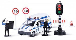 Технопарк Набор Полиция со светофором и фигурками со светом и звуком С10-060-1