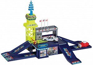 Технопарк Полицейская дежурная часть с машиной и пусковой установкой 28516