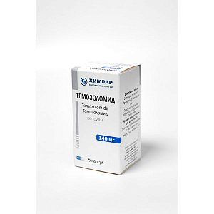 Темозоломид  капсулы 140 мг 5 шт