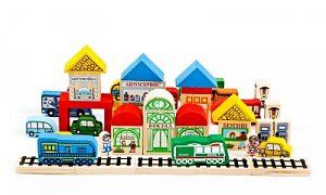 Томик Конструктор Транспорт 7678-3 45 деталей