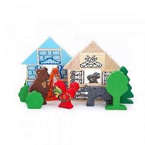 Томик конструктор зайкина избушка 4534-4