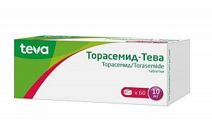 Торасемид-Тева 10мг таблетки 60шт