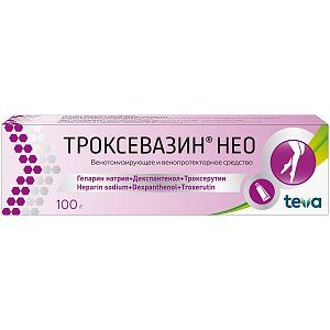 Троксевазин Нео гель для наружного применения 100 г