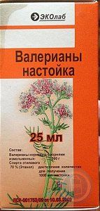 Валерианы настойка флакон 25 мл ЭКОлаб