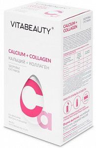 VITABEAUTY Кальций + Коллаген батончик желейный 10 шт