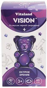 Виталэнд зрение пастилки жев 60 шт втф