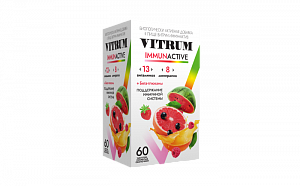 Витрум Иммунактив таблетки покрытые оболочкой 1400мг 60 шт (БАД)