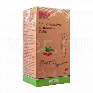 Ягода годжи чай Мята фильтр-пакет 2 г 20 шт