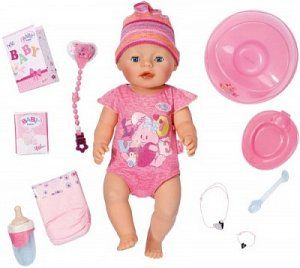 Zapf Creation Baby Born Кукла интерактивная Праздничная 823-163 43 см
