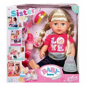Zapf Creation Кукла Baby Born Сестричка 820-74