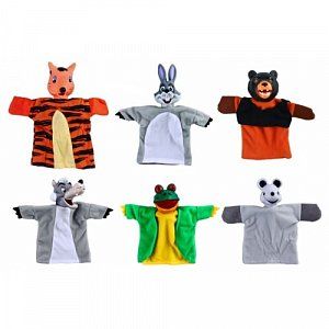 Жирафики Кукольный театр Теремок 68316 6 кукол