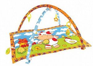 Жирафики Развивающий коврик Коровка Муу и кукуруза 939350